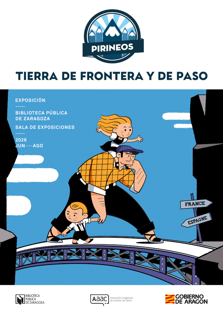 DMaynar's tweet photo. PIRINEOS. TIERRA DE FRONTERA Y DE PASO EN LA BIBLIOTECA PÚBLICA DEL ESTADO DE ZARAGOZA
La Biblioteca Pública del Estado de Zaragoza dedica los meses de verano al cómic. Exposición y talleres.
@AAAComic https://t.co/rwK5moum2S
