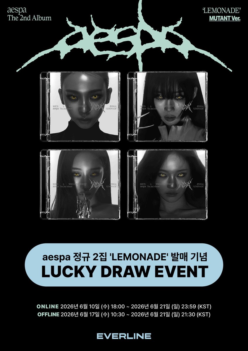 thestralien's tweet photo. [OPEN SHARING - aespa Lemonade MUTANT Ver. x Lucky Draw Everline]
.
Album + LD Photocard
💰185.000
✅GO dom Banten
❌EMS + Tax (Est. 20k - 50k each)
.
minat? dm aja yaa nanti dimasukin GO
.
t. wts want to sale sell opshar karina winter giselle ningning album pc poca https://t.co/8Q3eaV0M7h