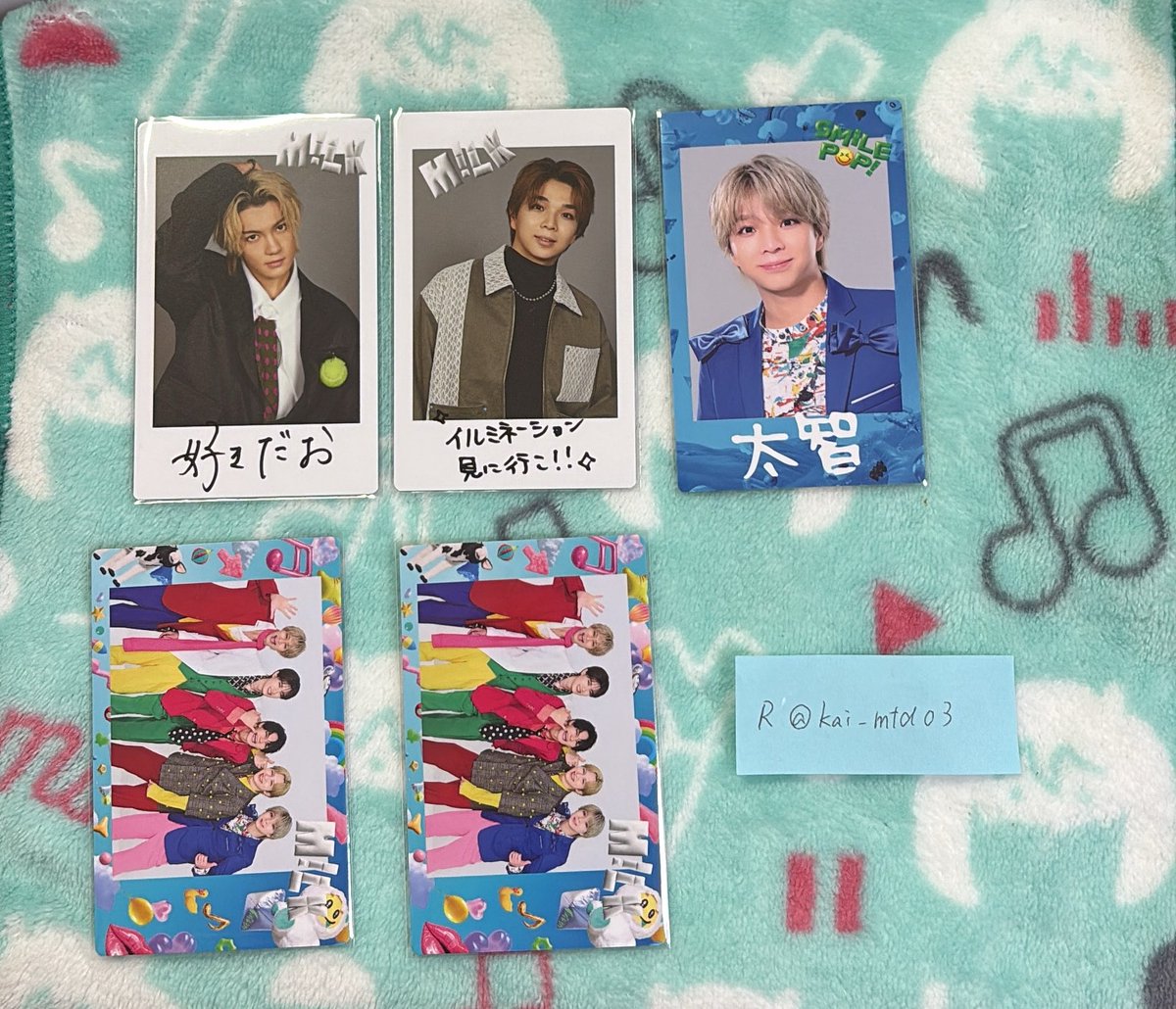 kai_mtd03's tweet photo. 〖交換〗M!LK SMILEPOP! スマポ トレカ

譲✧画像
求✧山中

✧リトリン未読可能 https://t.co/PHElZHA9Kp