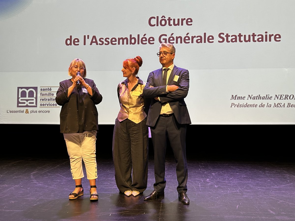 bclmsa's tweet photo. Assemblée générale
L’AG de la MSA BCL du 4 juin a réuni élus et partenaires autour d’un moment clé de notre vie démocratique, en présence de Stéphane Antigny, Directeur délégué aux opérations à la CCMSA.
👏Merci à l’ensemble des participants pour leur présence et leur engagement. https://t.co/TZjqn8Hq02