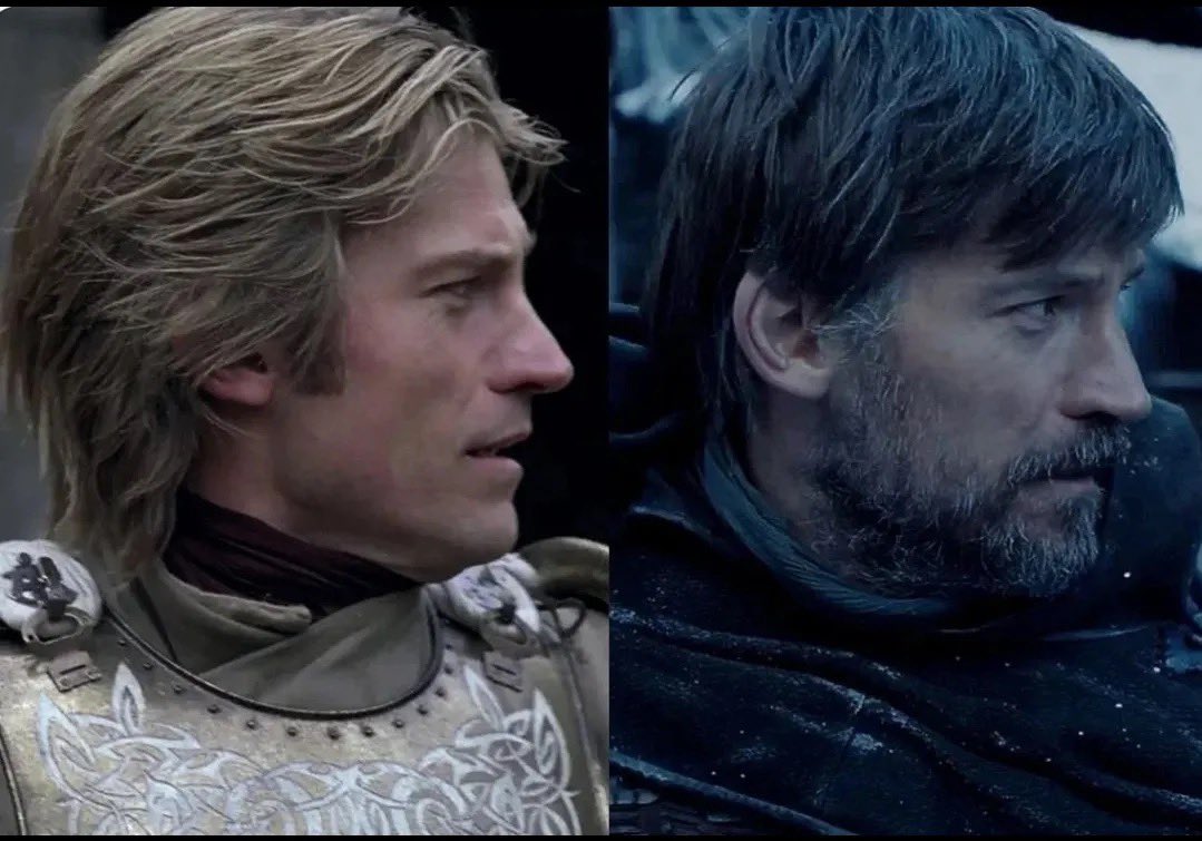 e_fosa08's tweet photo. It’s funny how the writers forgot the Lannisters are blonde… when that literally started the entire plot.
Why did Jamie dye his hair was it depression ? https://t.co/JZc7PIugOP