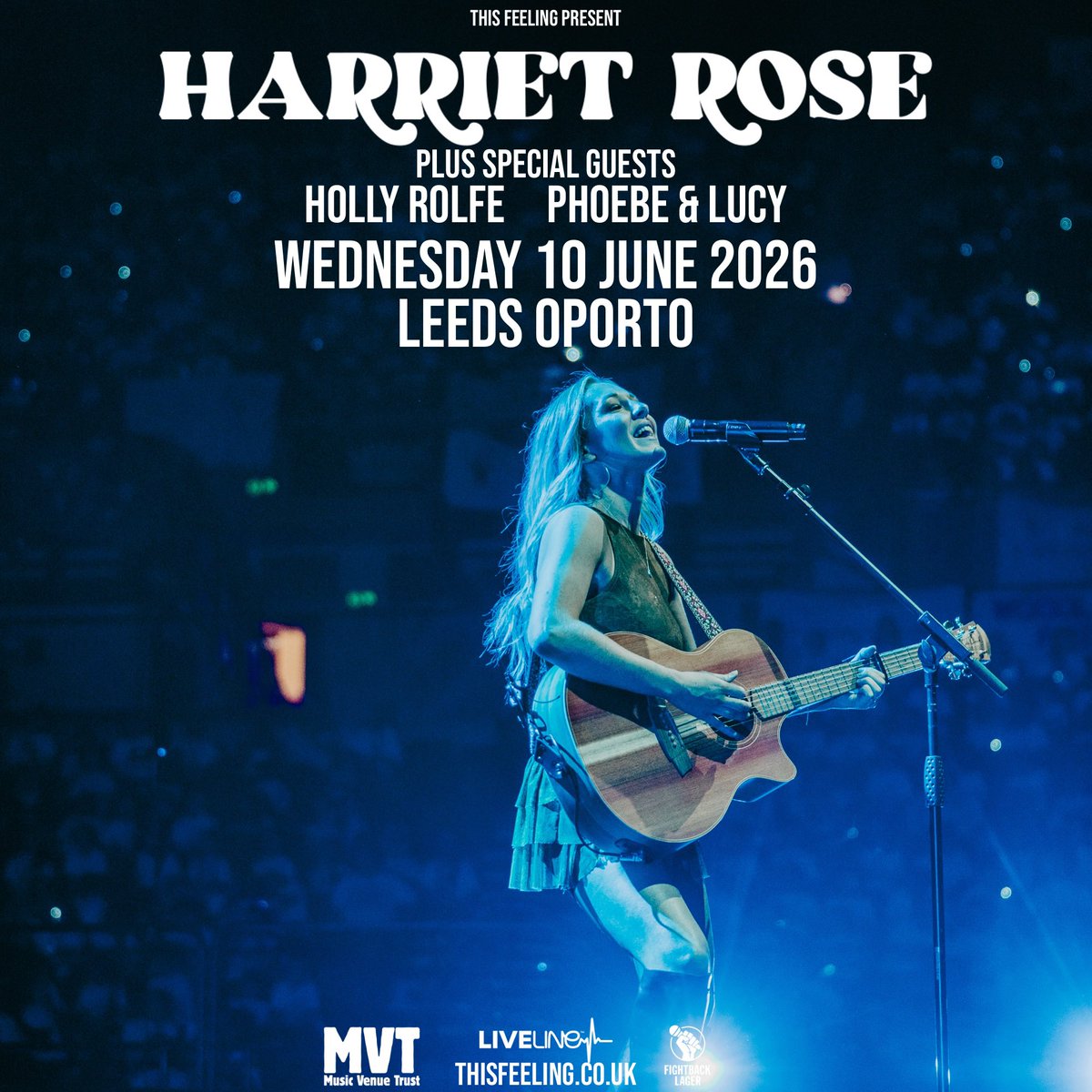HarrietRose_'s tweet photo. #Leeds I’m so excited for our headline show tonight! 🩵 We’ll see you down the front soon 

Final tickets 👉🏼 https://t.co/SwBOT24mnE https://t.co/O0Y6lKka7R