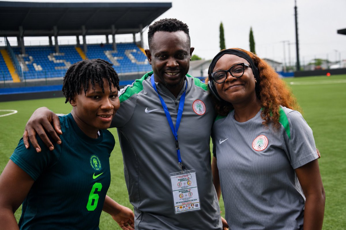 IdokoPius35's tweet photo. From the FIFA U17 Women’s World Cup qualifiers (Nigeria 🇳🇬 vs Guinea 🇬🇳) to the Super Falcons’ pre-WAFCON friendlies against Senegal 🇸🇳.

Every experience is a chance to learn and grow. Staying humble, always. 🙏⚽️ #FootballJourney https://t.co/lQZs41zin5