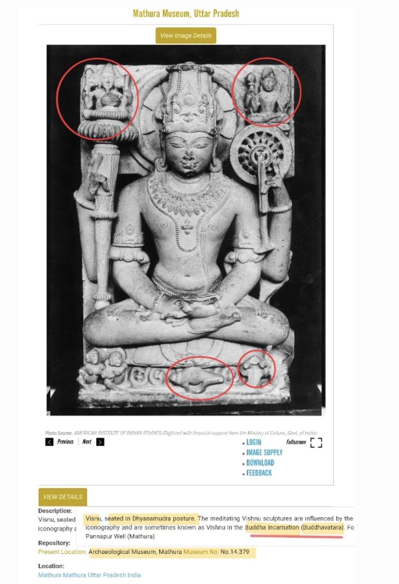 ScienceJourney2's tweet photo. ये मूर्ति शंख और चक्क गदा लिए हुए है इकॉनोग्राफ़ी क्या बता रहा है @grok https://t.co/D9g1B7xBzI