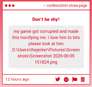 confess2mii's tweet photo. ...anon, you know strawpage doesn't work like that right -🌸⚔️ https://t.co/Qcp6Xhlnm1
