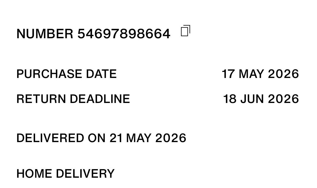 sahal_siddiqui's tweet photo. @ZARA Order #54697898664
Returned 2 shirts May 23 with tags intact. Now you claim “non-Zara articles” & refuse refund on aliroxx8@gmail.com.
Fix this via https://t.co/LDfO0SMkWV or I’ll go public.
#ZaraFail #RefundMyMoney https://t.co/kK8mli7iWG