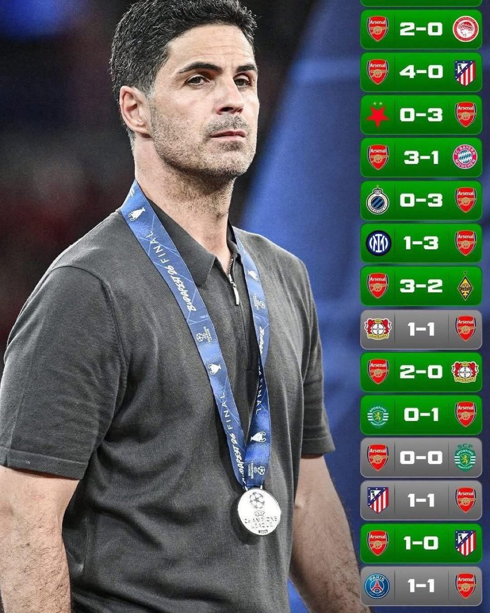 P_Eben____'s tweet photo. One thing really hurt Arsenal fan

Arterta lost the Champions league final while pep was still around😂 https://t.co/53GSC8yAwQ
