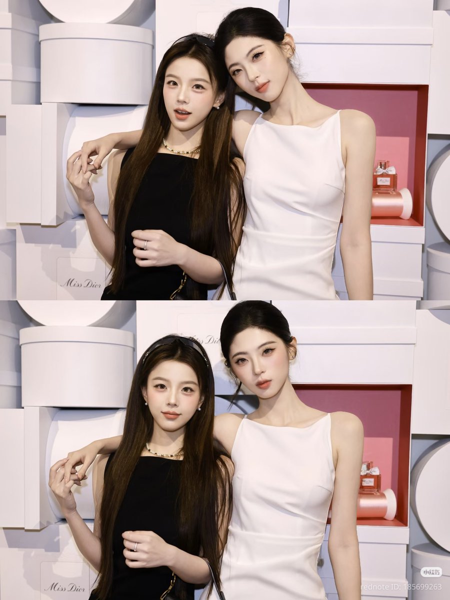 girlseayou's tweet photo. Zhangzhang sama luoluo ketemu lagi di event dior 
#twinklelove3 #twinkleloves3 https://t.co/KZS8IsFcBH