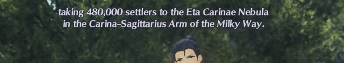 memoriesunveil's tweet photo. hey so i listened to the radio again and

the spaceship in xenoblade genesis. i think it was a ship that was traveling to the Eta Carinae Nebula. the "mountain" looks a lot like the tip of the philadelphia ship. 

so xenoblade genesis would happen in the eta carinae nebula? https://t.co/Pv9Dwh7eMZ
