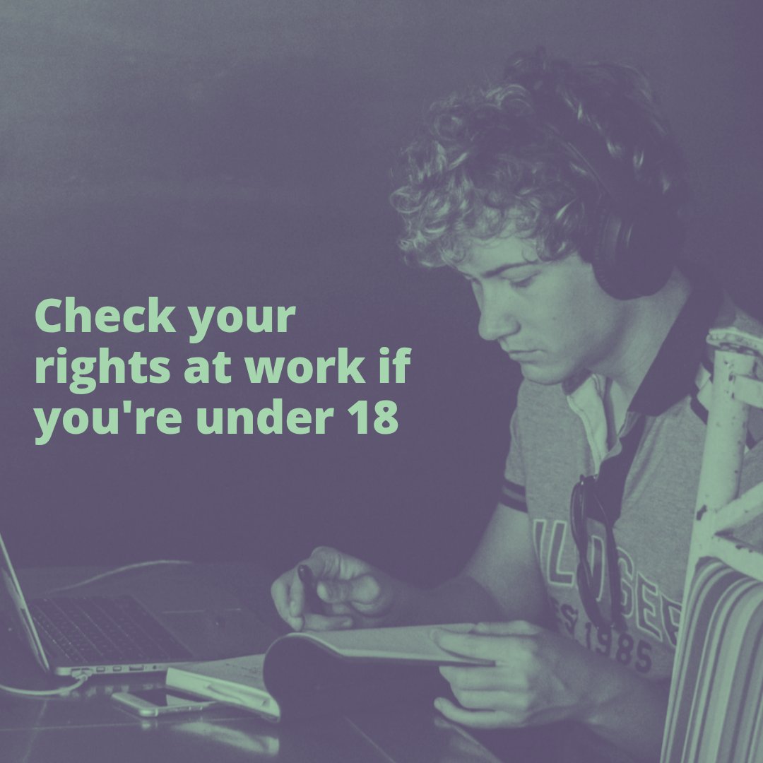 WiltshireCAB's tweet photo. Planning to get a job this summer? If you’re under 18 years old, make sure you understand:

⏰ The hours and times of day you should work
💷 How much you should get paid
🍵 The breaks and time off you should have

Check your work rights ⤵️
https://t.co/I2XS9SDPgd https://t.co/RjqystuWMH