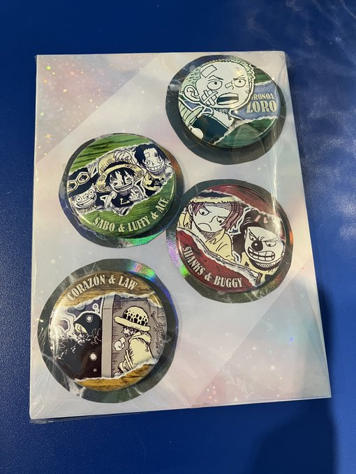 mugistore_ike's tweet photo. 【再入荷】原画商品
『ONE PIECE』コレクション缶バッジプチ〔子供時代〕第2弾
（全20種／ランダム1種入り）
1パック:440円（税込）
※レジにて販売しております。
※一会計20点までの購入制限を設けさせていただきます。予めご了承ください。
好評発売中！
#麦わらストア #ONEPIECE https://t.co/AGqI5YyrZK
