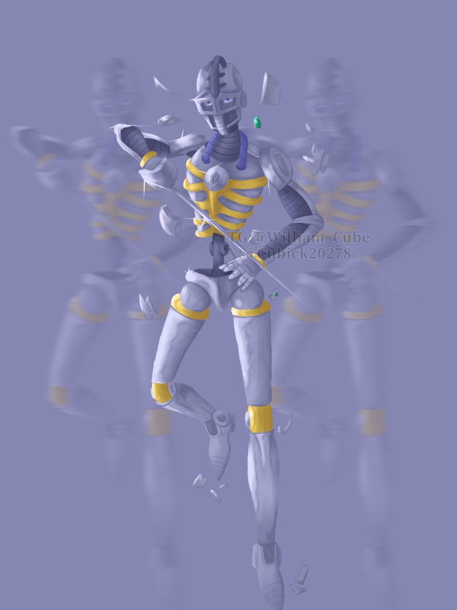 cubick20278's tweet photo. The armor is off of my Silver Chariot!
9h 58m
#Art #Artwork #JoJo #JJBA https://t.co/TOkAbPMXMX