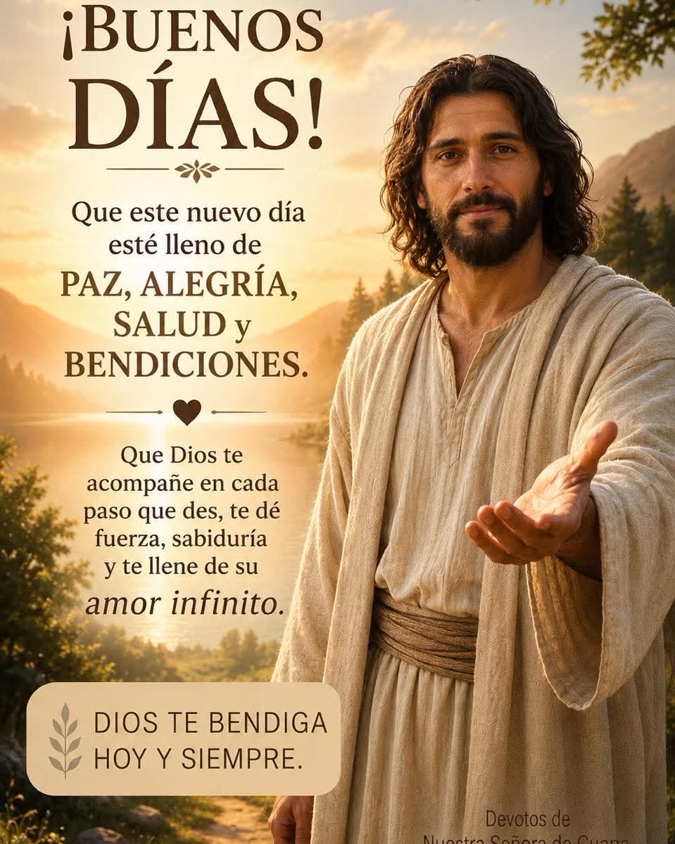 jalisco52's tweet photo. Dios Nuestro Señor que éste nuevo día esté lleno de paz, alegría, salud y bendiciones. Acompáñanos en cada paso que demos 🙏 Buenos días https://t.co/zwonWMgWY4