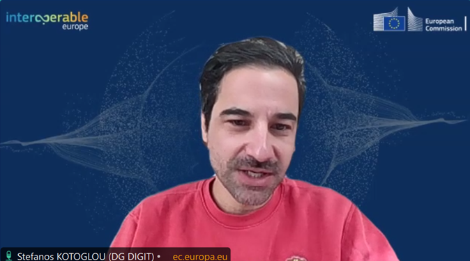 InteroperableEU's tweet photo. "Our goal with #Govtech is to support the development and uptake of innovate #interoperability solutions by public administrations in the EU."

Our lead programme officer in #Govtech Stefanos Kotoglou at the #SeasonalSchool2026.

Follow him live here:
👉https://t.co/J9MOiNhrAA https://t.co/xaXJnTKOIK