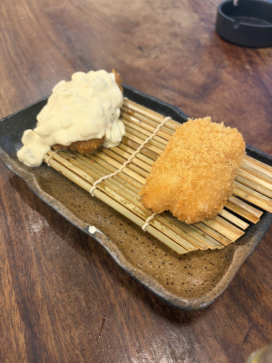 mzmrun's tweet photo. 単品　とりかつ　しょうゆとタルタルソース https://t.co/fObLoY5YLf