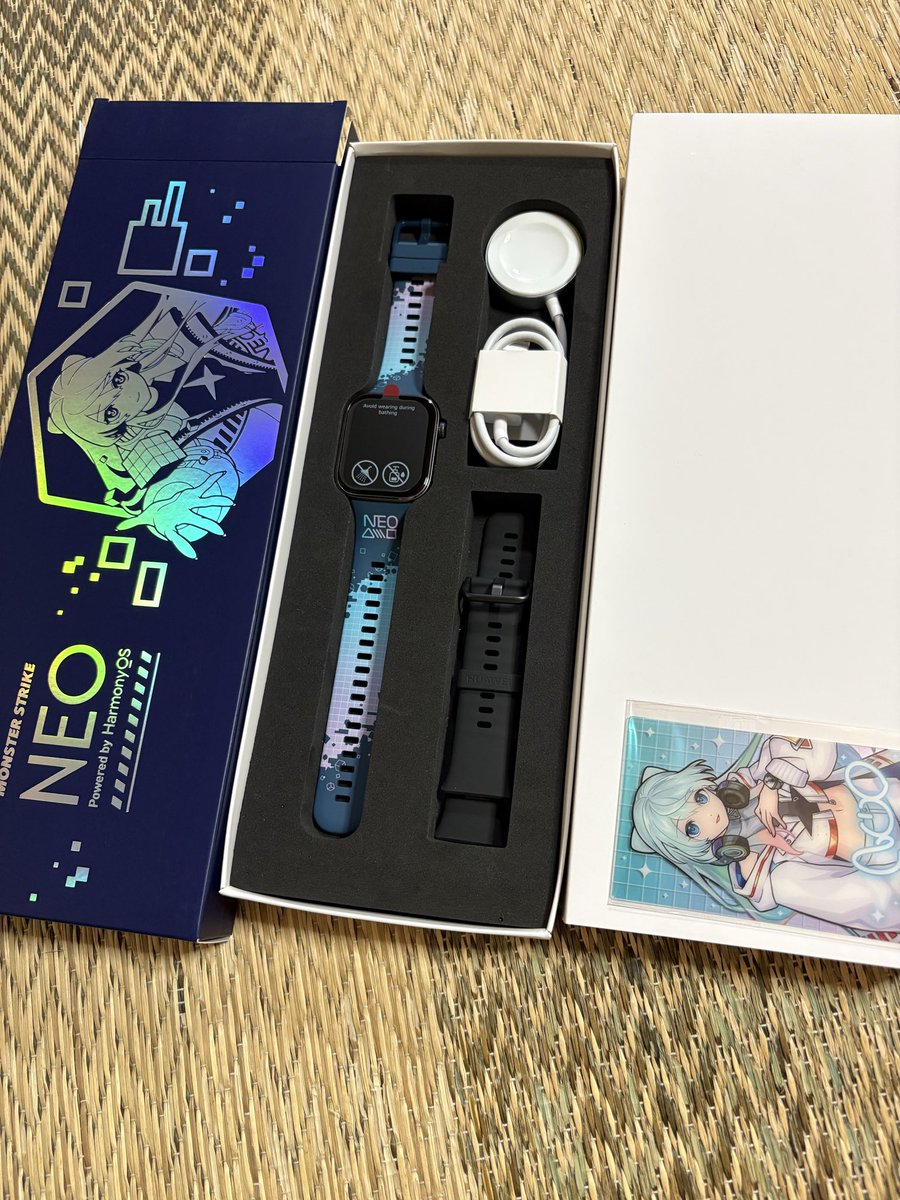 Horimon123's tweet photo. 一昨日購入したネオのスマートウォッチ届きました！
大事に使います✨✨ https://t.co/GgQ3ljNKEb