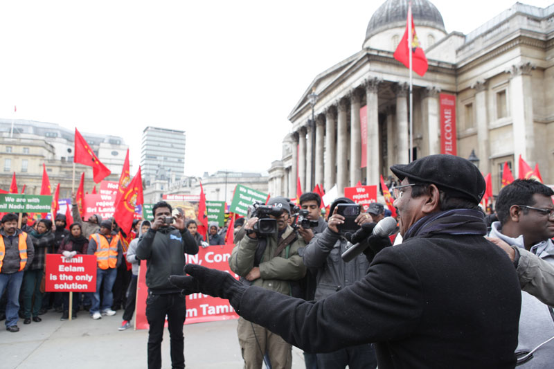 TamilGuardian's tweet photo. 🪔 Bharathiraja dies at 84 - A director who stood with Eelam Tamils

Bharathiraja, the Tamil Nadu filmmaker known as Iyakkunar Imayam, died at his home in Chennai on 10 June 2026.

Bharathiraja sustained a record of public solidarity with Eelam Tamils that stretched from the ceasefire years to the final period of his life. It expressed itself as physical presence, political speech, open letters and legal demands, and it ran across more than two decades without interruption.

📸 April 2013, Bharathiraja in London calling for an independence referendum on Tamil Eelam.