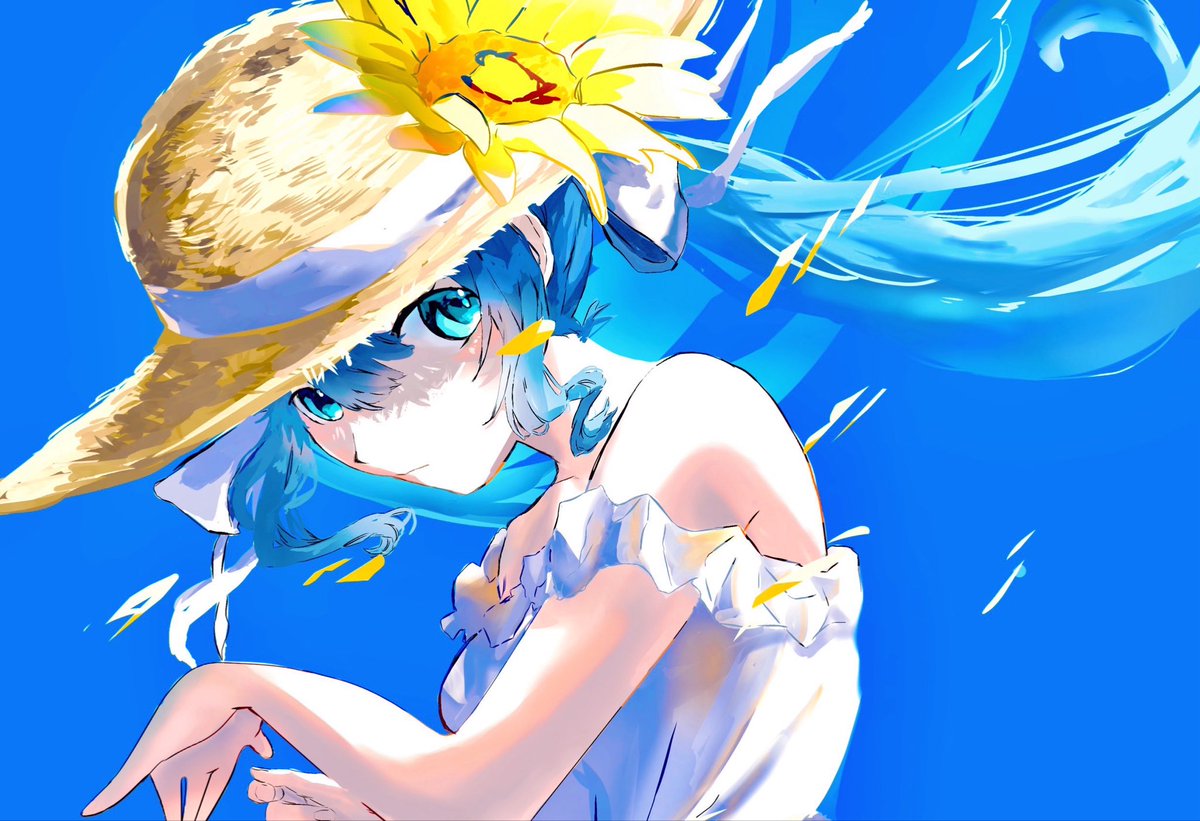 kamimura__nya's tweet photo. #初音ミク
 #絵描きさんと繋がりたい 

夏 https://t.co/PBPREU9j54