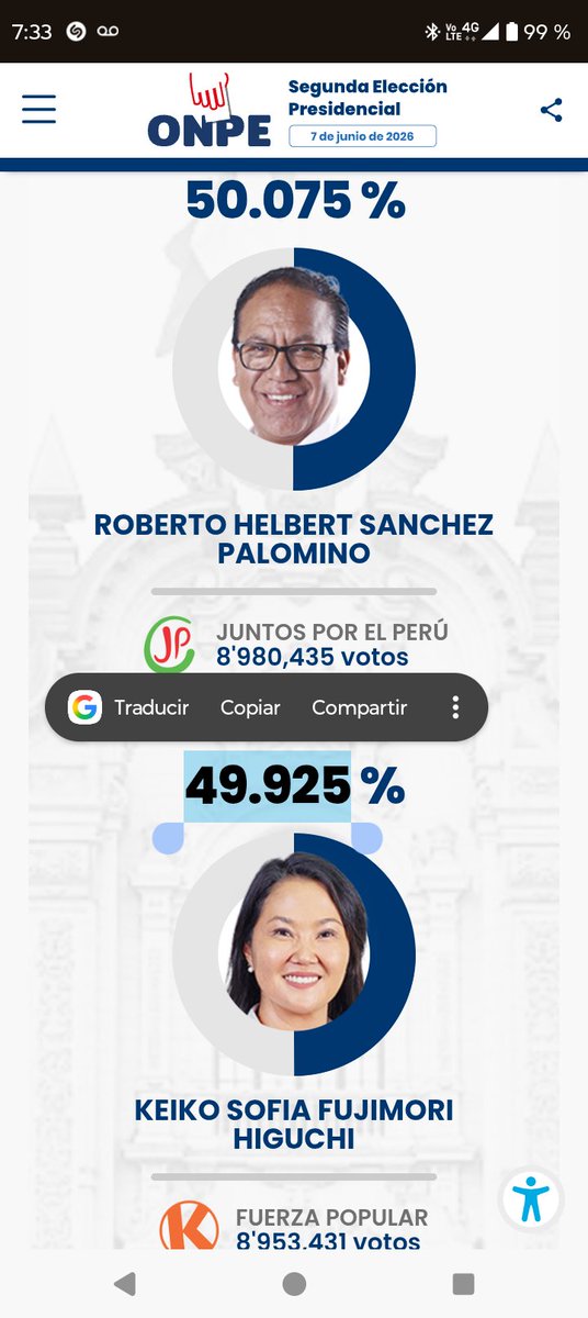 JulioCaballeroM's tweet photo. Ayer cuarenta mil votos de diferencia en favor de sombrero luminoso. Hoy 27 mil, seguirá acortándose, el vividor del estado ya no tiene de donde sacar votos, ni los de K900 su mega trafa.
Nosotros tenemos 1,154 actas impugnadas en Lima y los votos del extranjero.
A llorar al muro comunistas de izquierda saboteadora radical, esperamos q no quieran patear el tablero, ni con Corvetto podrán hacer fraude!!! 
Se impondrá el orden en el Perú, no por "autoritarismo" sino porque ya aprendimos q la izquierda saboteadora radical se infiltra en el caos.