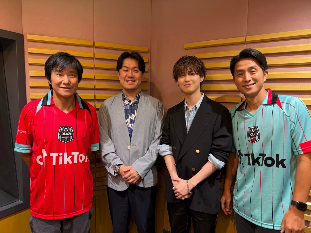 official_jiblue's tweet photo. 2026.06.10
📸  #トークゴラッソ！

白岩瑠姫 が出演させていただきました！

ご一緒させていただいた
土田晃之 さん 中山雅史 さん 福西崇史 さんと！
ありがとうございました☺！

#JI_BLUE
#最高の景色を
#世界一の追い風になろう https://t.co/THcASg9c2v