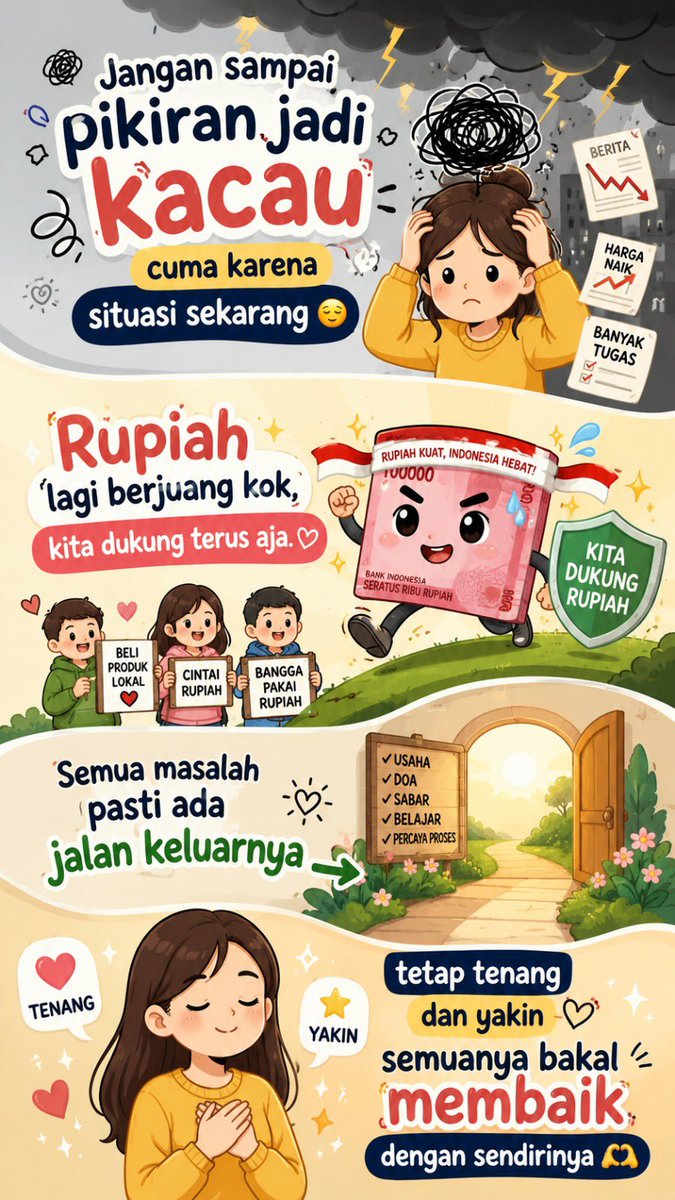 wirsely's tweet photo. Perjalanan ini akan membawa kita ke tempat yang lebih baik, dan kita akan melewatinya dengan cara yang penuh semangat dan kebersamaan. Terus berikan dukungan yang kamu bisa, dan percayalah bahwa semuanya akan berjalan dengan baik 😌 https://t.co/CmbjYUsJow
