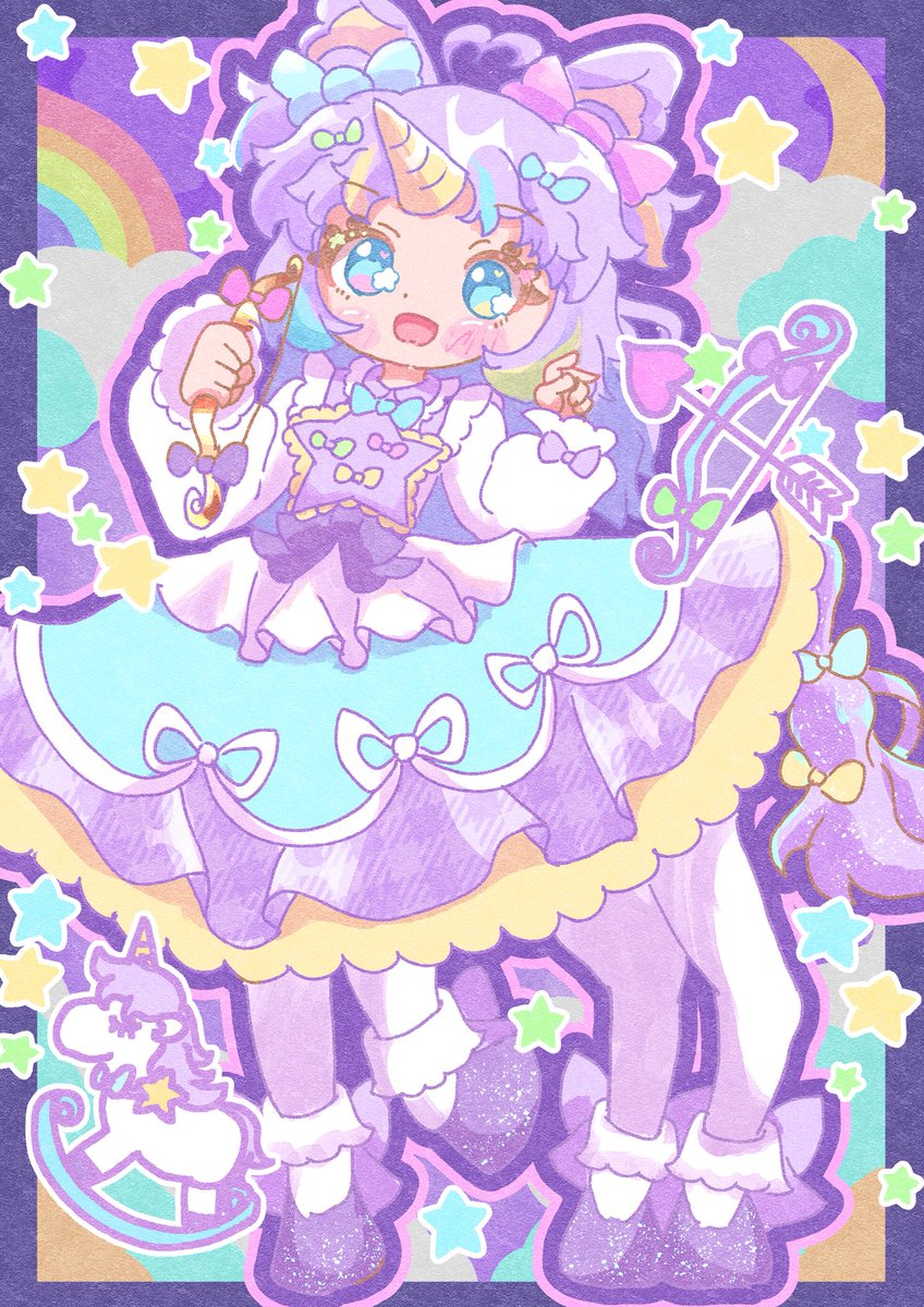 「僕のユニコーンコレクション #イラスト #創作イラスト #illustratio」|こた猫🐱 🎤🎨3/10~/16colorful＆dreamy原宿デザインフェスタギャラリーのイラスト