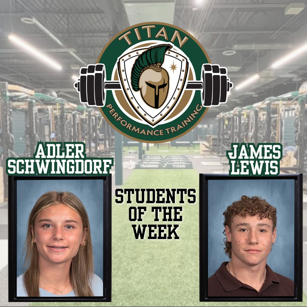 TCWSHTitans's tweet photo. Congrats to our June 5th Titan Performance Training students of the week! https://t.co/CauUgxNEq2