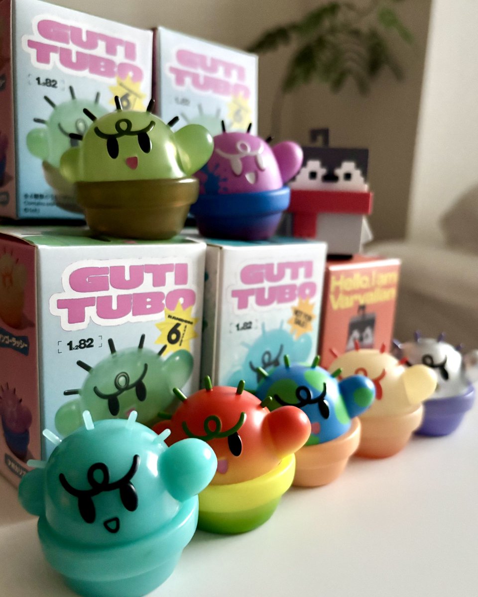 OmusubiPuff's tweet photo. ミニぐちつぼ届いた！
箱もかわいいしカードもついてて最高🌵 https://t.co/ATwBVZJuyY
