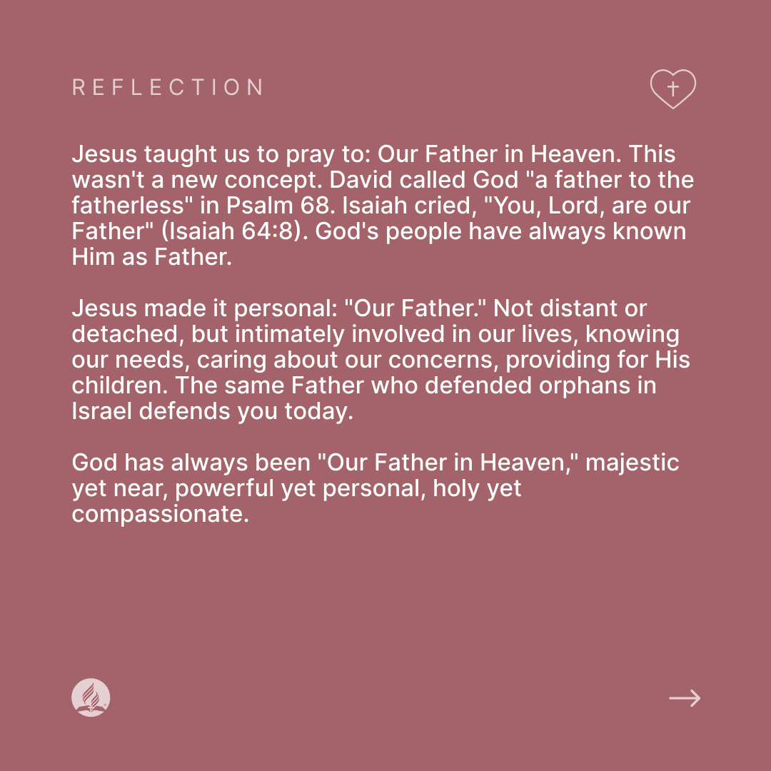 adventistchurch's tweet photo. Sometimes it's difficult to fathom that our God is our Father, He made and cares for us, and He resides in Heaven. Take the opportunity to pray this prayer with us, calling Him Father in Heaven, letting the truth of it land, and accepting He is Who He says He is. https://t.co/rNqn8dLsFk