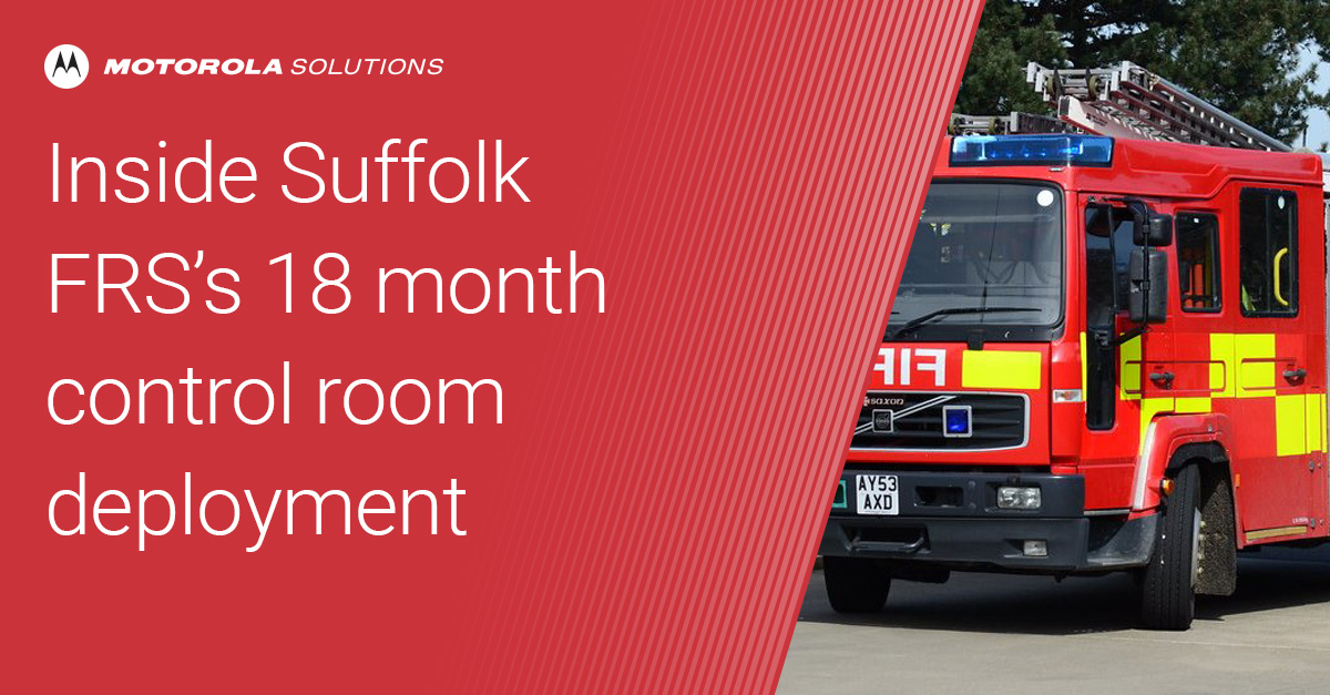 OSCOMMSONLINE's tweet photo. 🚒 @SuffolkFire needed a control room solution capable of handling complex, simultaneous emergencies across the county. Find out how our Guardian #PublicSafety solution completely transformed their #controlroom in record time: https://t.co/rIhXbj1MAG #SuffolkFRS https://t.co/qTxSeg79J7