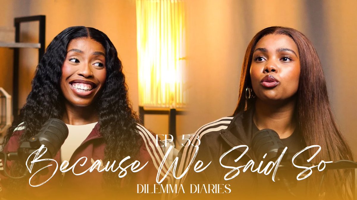 bwss_podcast's tweet photo. Ep. 53: Dilemma Diaries | #BecauseWeSaidSoPod  https://t.co/doUkt5r48h via @YouTube https://t.co/Muem8WooU9