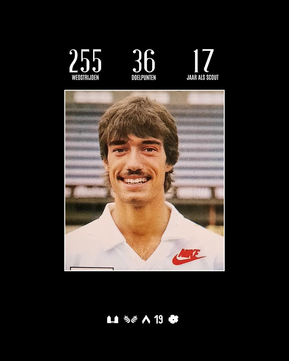 kvkofficieel's tweet photo. 44 jaar na zijn eerste minuten voor KVK gaat Claude Verspaille met pensioen. ❤️🤍

Van speler tot scout, van 255 wedstrijden tot 44 jaar verbondenheid met onze club. Nu zwaaien we hem uit na een indrukwekkende carrière. 🙌

Bedankt voor alles, Claude! 😍
https://t.co/zaozjoF196 https://t.co/4FXUlTMUvB