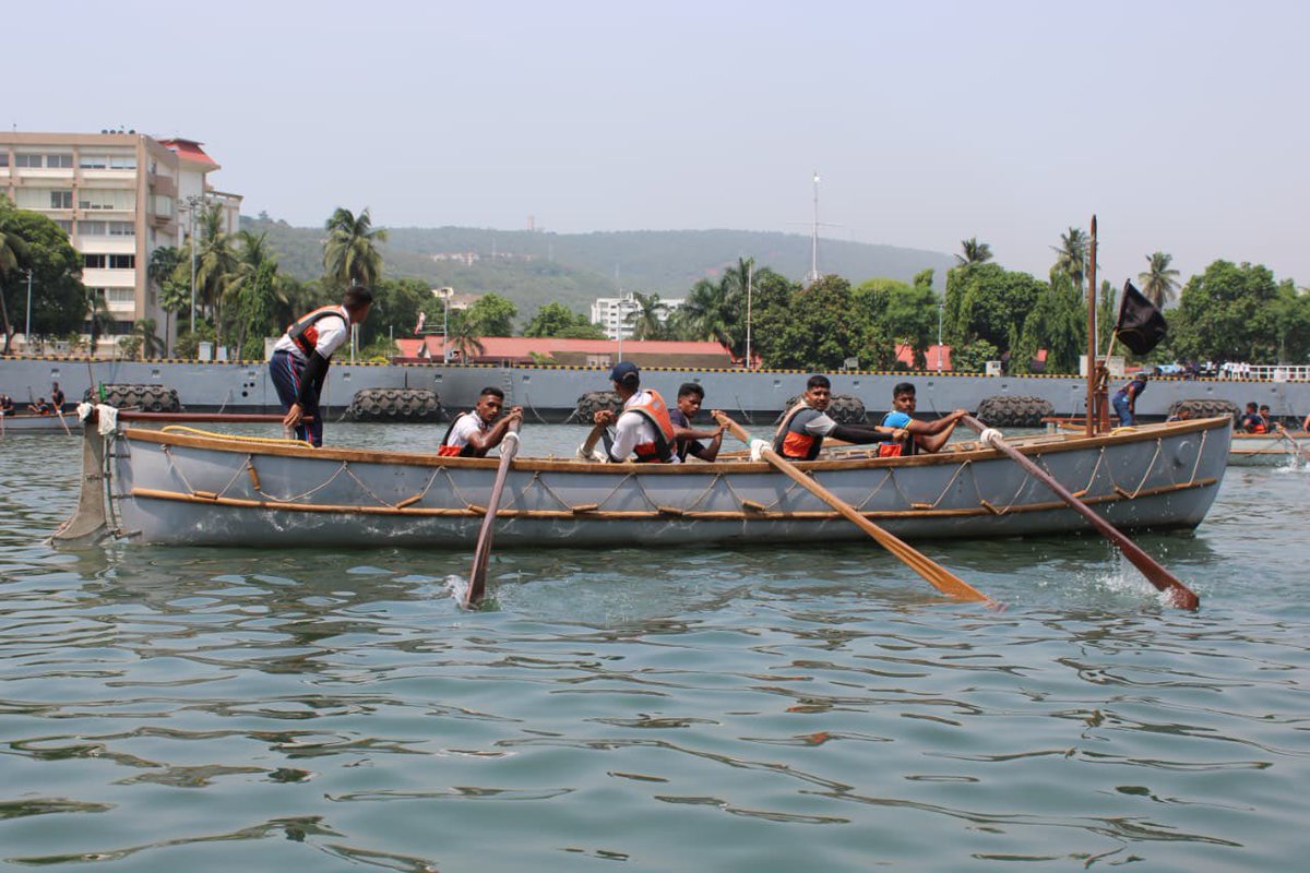 IN_Circars's tweet photo. Where the sea meets the horizon, dreams set sail⛵
#INSCircars conducted a Summer Sailing Coaching Camp where families, dependents, NCC, SSC cadets embraced the winds, learned the language of waves & discovered the timeless spirit of sea
#MaritimeSpirit
#MaritimeConsciousness https://t.co/VG2WSpk5HF