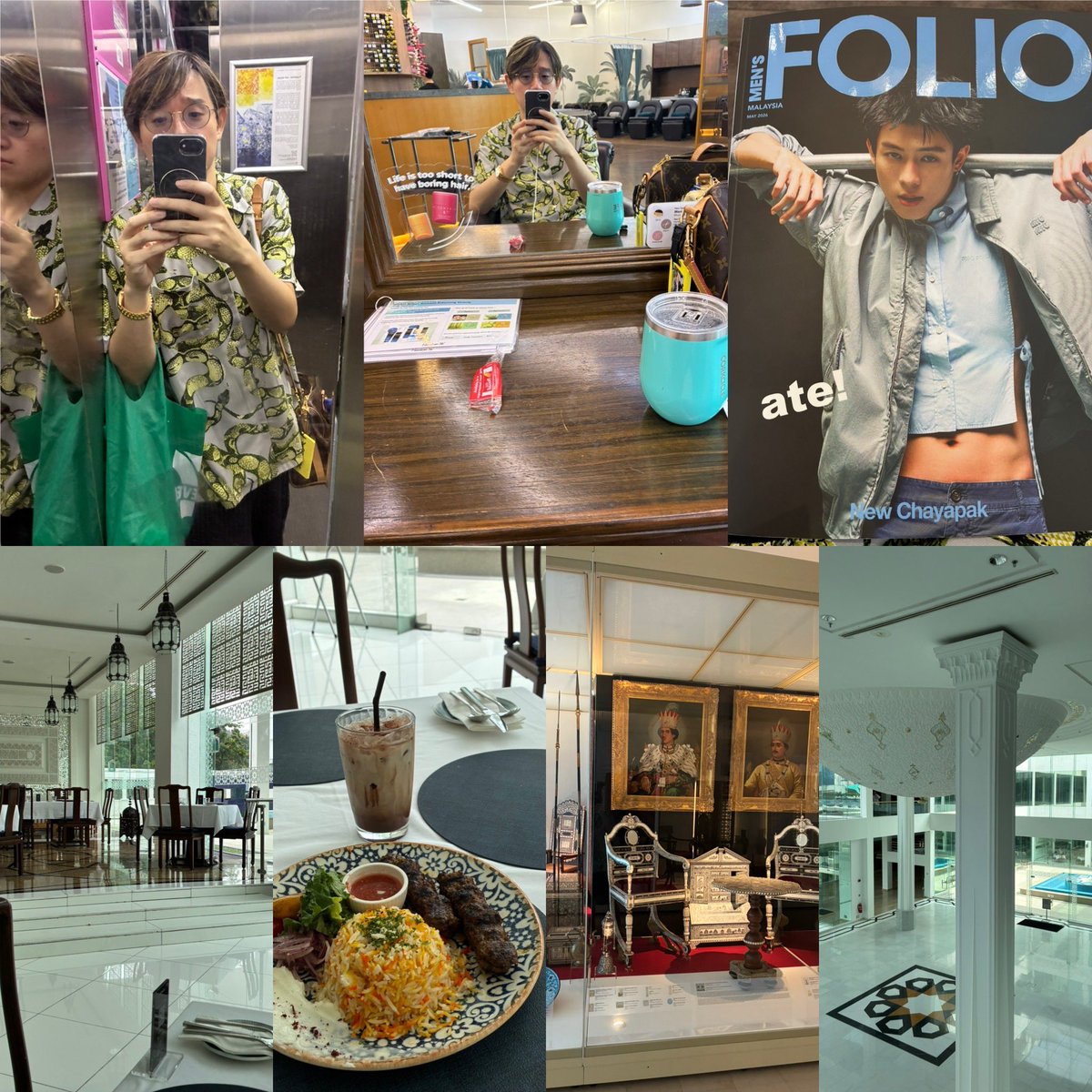 Kyohei_007's tweet photo. 平日休みで神宮寺シャツを着て美容室に行きました。マレーシアの本屋さんで偶然平野紫耀が出ていたのでつい購入！

#平野紫耀 #Number_i_LYs #LouisVuitton #平野紫耀_Instagram #LouisVuittonxShoHirano #ShoHirano
#マレーシア
#クアラルンプール
#神宮寺勇太
#岸優太 https://t.co/HCITUg3RTK