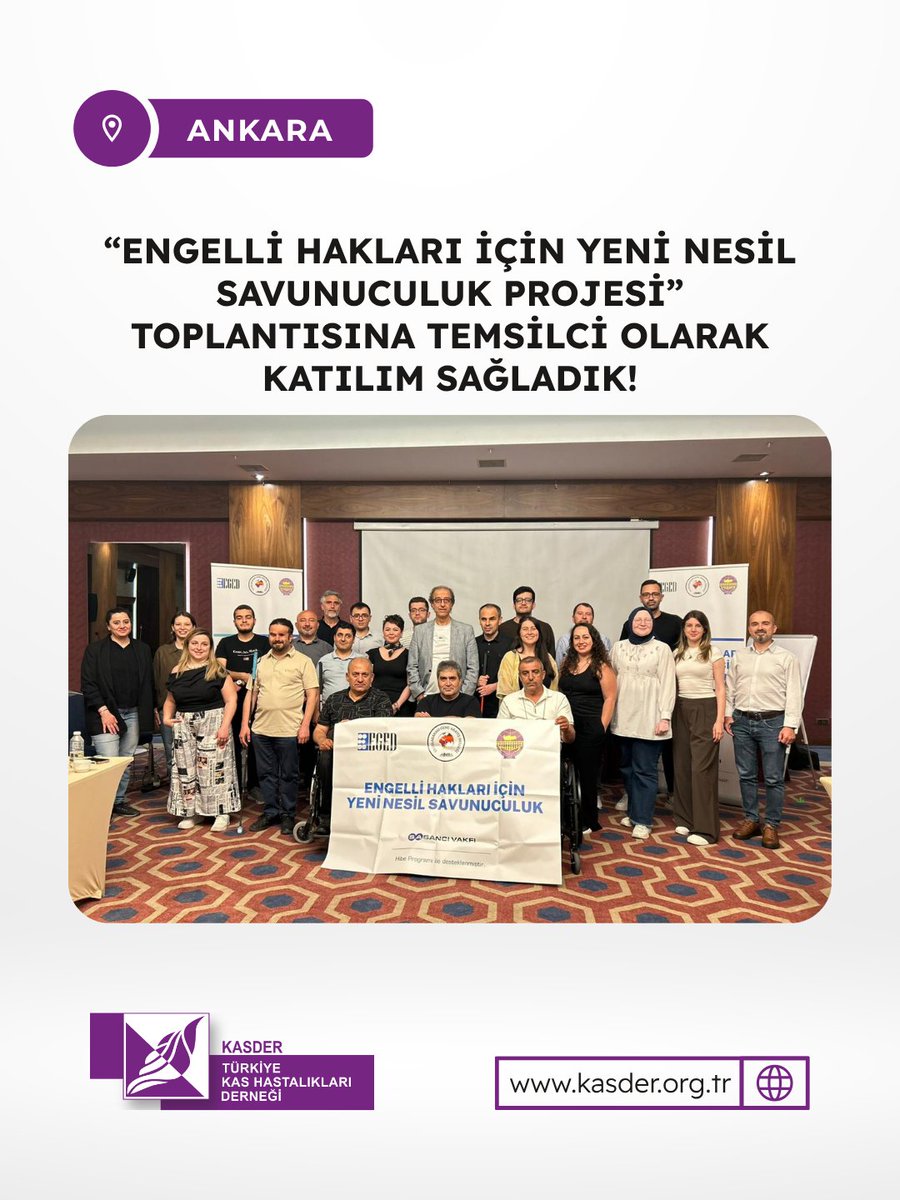 KasDernek's tweet photo. “Engelli Hakları İçin Yeni Nesil Savunuculuk Projesi” Toplantısına Temsilci Olarak Katılım Sağladık. EHİP’in kurumsal kapasitesinin güçlenmesi daha sürdürülebilir bir yapıda olmasını umut ediyoruz.Birlikte daha kapsayıcı ve hak temelli bir gelecek için çalışmalara devam ediyoruz. https://t.co/AaKfcbEciI