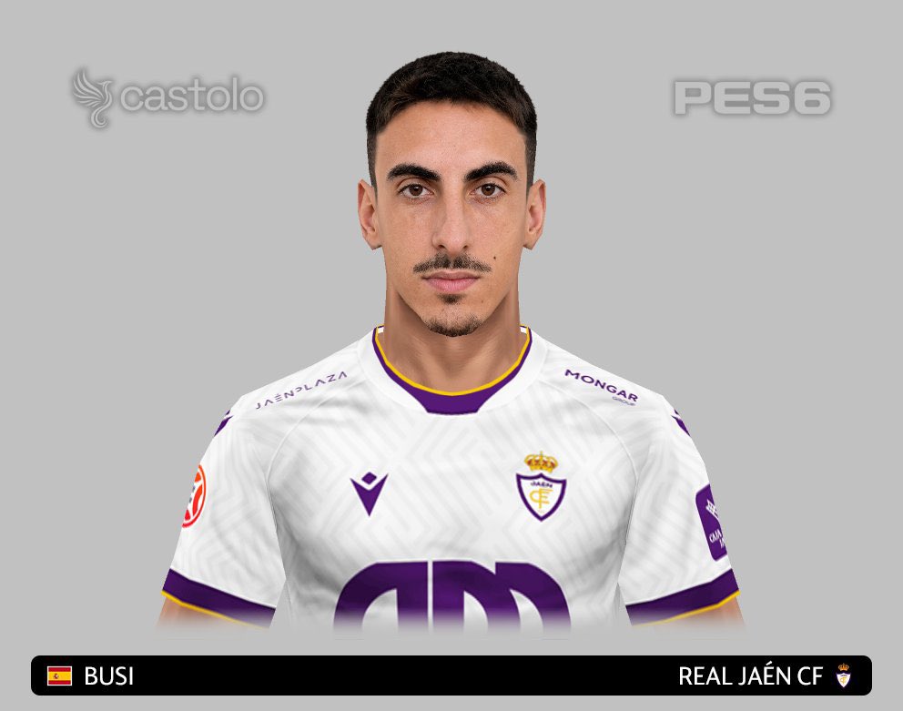 PES6Phoenix's tweet photo. Y ¿qué mejor forma de comenzar el mercado de fichajes que traer a @busi_8, nueva incorporación del @RealJaenCF? El PES6 el año que viene vendrá con sorpresas, parece que incluirá equipos de #1RFEF y algunos históricos de #2RFEF. Por cierto, ¡estrenamos parche en la manga! 🦎😛 https://t.co/gtxOzXWS88