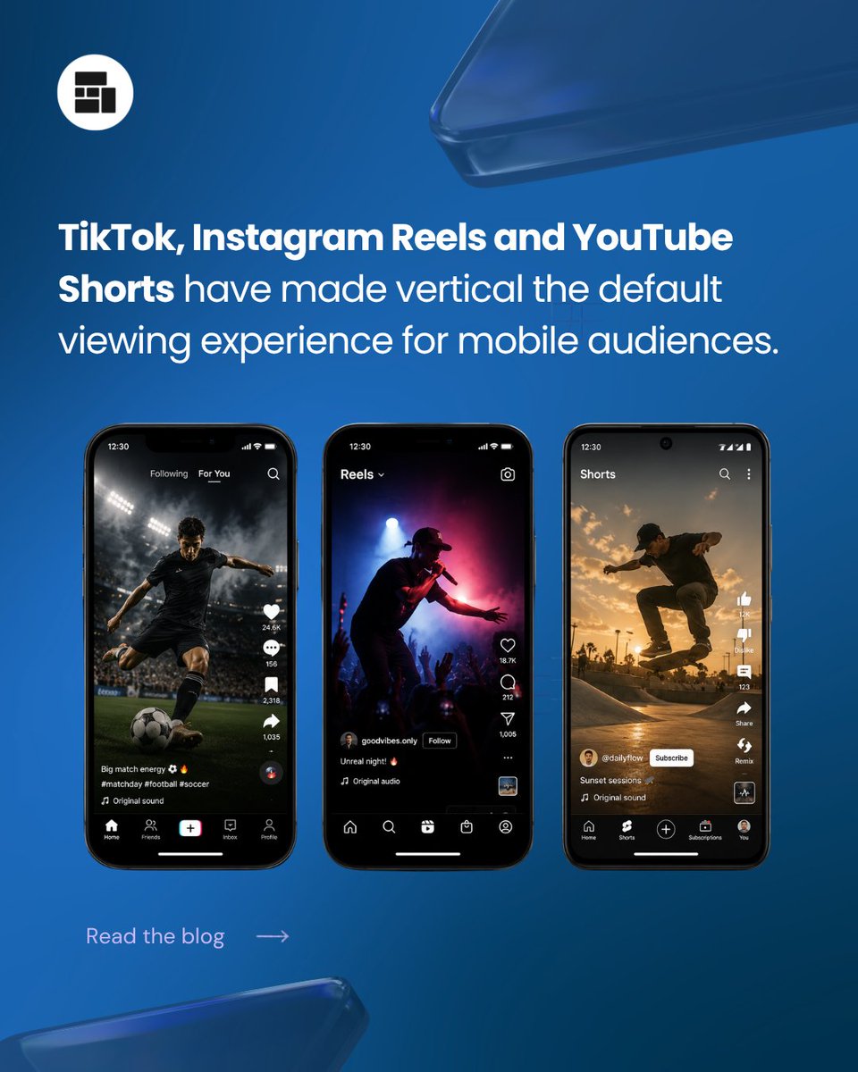 Grabyo's tweet photo. ✅ Ready to master live vertical video? Discover why 9:16 content matters, key production challenges, and how leading broadcasters are adapting.

Get the insights: https://t.co/LHHPNWrRls

#VerticalVideo #LiveProduction #BroadcastMedia https://t.co/FoBZvO7apf