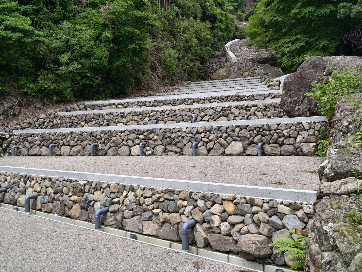 SAWA_alk's tweet photo. 6/6安倍川 沢口沢天神滝〜右俣下降
湧水帯を過ぎると普段は水が無いらしいが、雨の後はいい感じの大滝になる！計5ピッチ、快適な登攀で遊べた。
下のほうに真新しい山葵田ができてたけど、どう活用していくのか気になるな〜 https://t.co/RQzTLyfIB3