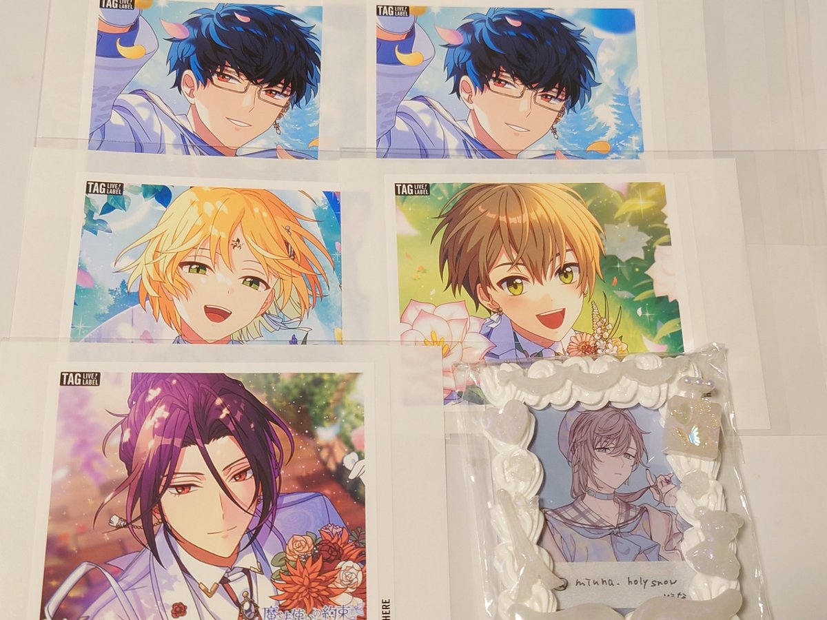 miuna_holysnow's tweet photo. 【交換 譲渡】魔法使いの約束 まほやく ラベル缶

譲:★ネロ ☆ブラッドリー レノックス ミチル リケ シャイロック ラスティカ 

求:
無印500円
☆700円
★900円
+送料
スノウ ホワイト

1枚目のものも剥離シートへ移した状態でのお取引となります。

→ https://t.co/yOnMjKaHne
