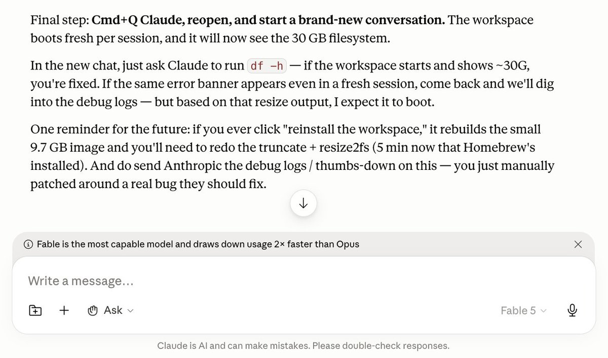 yajurlath's tweet photo. Where's my bounty @AnthropicAI @claudeai?

I  accept year long max subscriptions. Unless Fable 5's wrong... https://t.co/hOBnMk7lNT