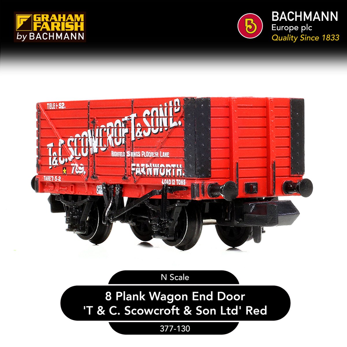 BachmannEurope's tweet photo. 8 Plank Wagons in N Scale - back in stock and heading out to retailers imminently. A perfect addition to any rake.
Find a retailer: https://t.co/DmwGYiMrUX https://t.co/CKfYyzflXo