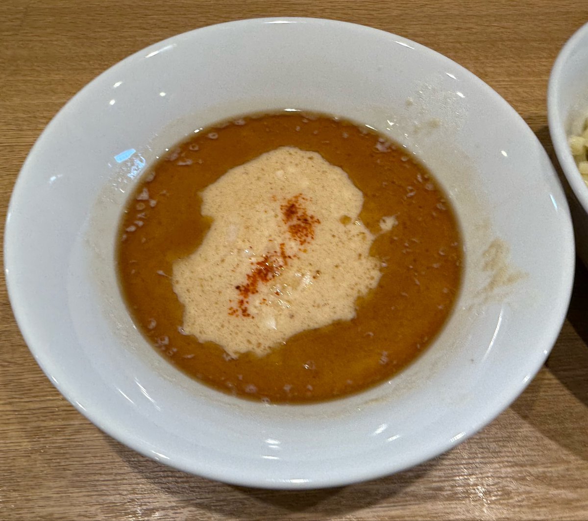 9631workout's tweet photo. とりそば翔。個人的に徒歩圏内にあるのは有難い！
魚介とりつけそば食べて来た。
面白い事するなぁ。つけ麺の常識ぶっ壊されましたわ。 https://t.co/PvmphUvWPU