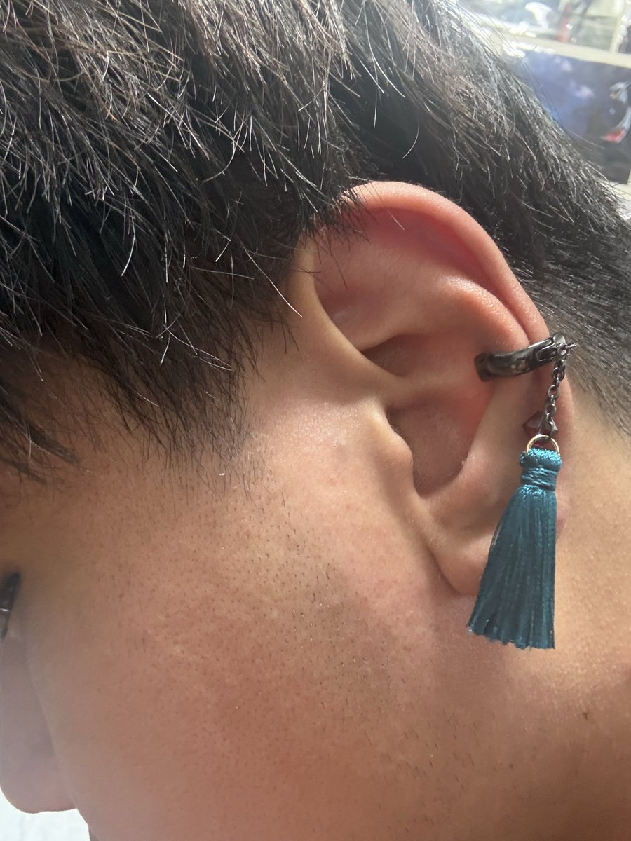 nrpi5e's tweet photo. 念願の刹那のイヤーカフ届いた！✨️
こす以外でも使おー笑笑
 #超宇宙刑事ギャバンインフィニティ
 #哀哭院刹那 https://t.co/c1kCS9SlUx