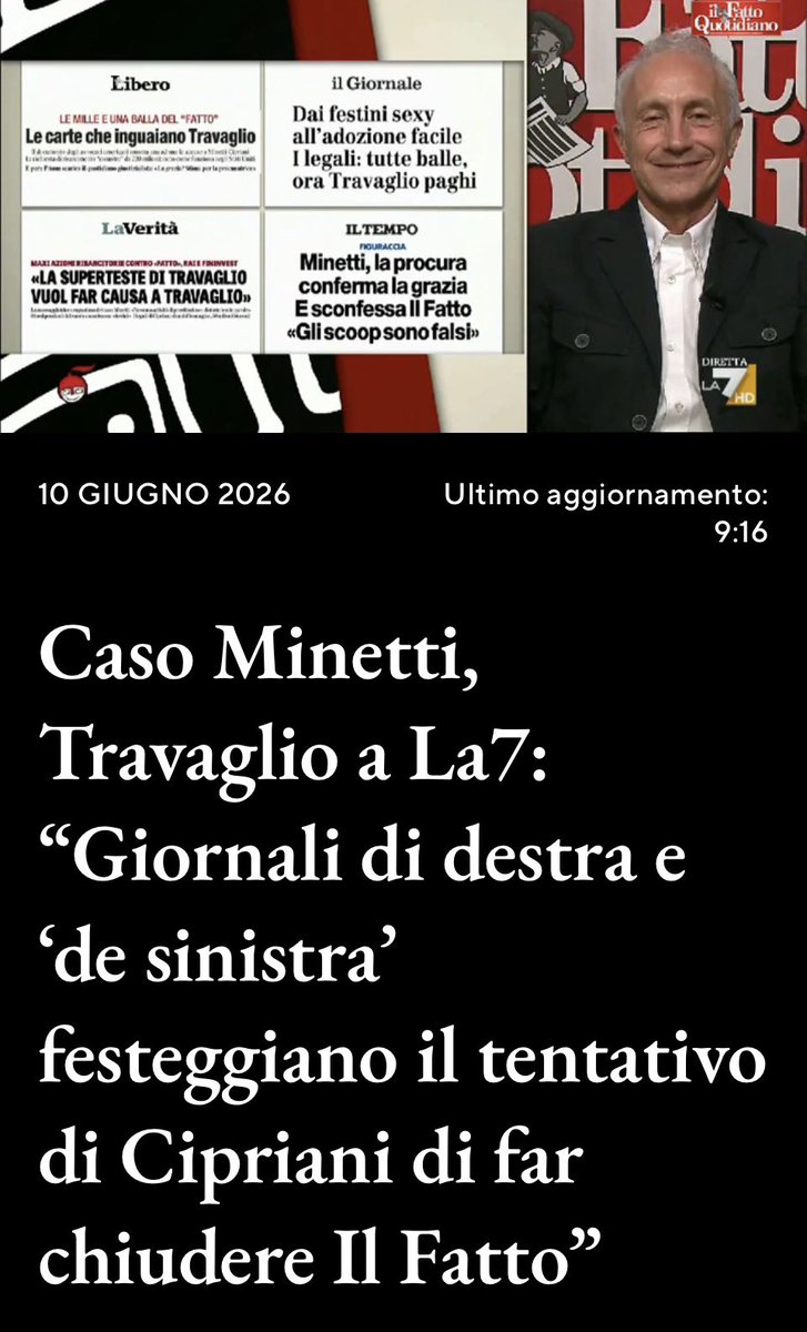avila92796's tweet photo. Vedere @travaglio che oggi indossa la tutina di Calimero per fare la vittima è come vedere il lupo di Cappuccetto Rosso vestito da nonnina. Caro Marcuccio, nella vita raccogli quello che semini. Il karma arriva sempre quando meno te lo aspetti. 🔄✨
#Pensa ai tuoi festeggiamenti. https://t.co/eHztzlTGlF