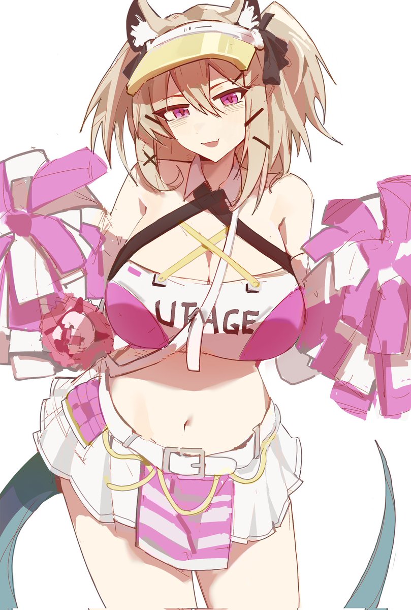 yeye_404122's tweet photo. #明日方舟 #Arknights #アークナイツ 啦啦队utage💜💛 https://t.co/IOr1l47ejY