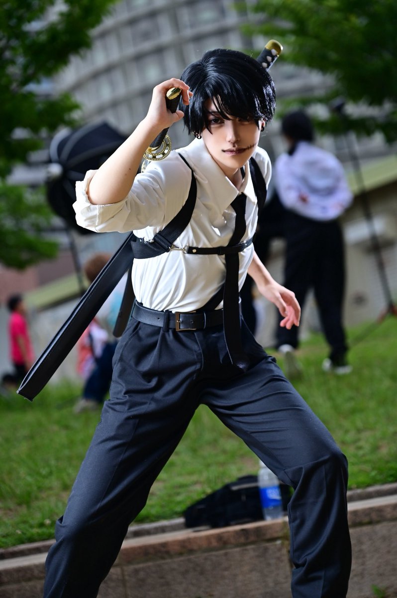 poncos_008's tweet photo. ⚠︎チェンソーマン cosplay / 岸辺

￣￣￣￣もし今回ので生き残れたら
                          付き合ってくれないか？＿＿＿＿

 📸:@ko11145300 
 #アコスタカンテレ https://t.co/mEEHCNQhWR