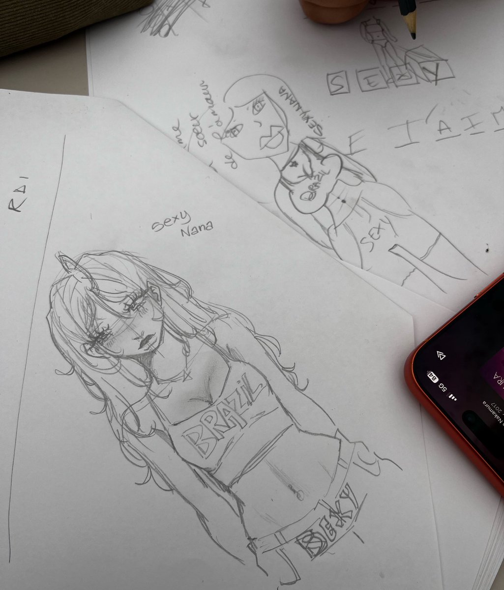 Saykudraw's tweet photo. ma sœur m’a demandé de redessiner sa sexy nana https://t.co/ApSC8oLTCS