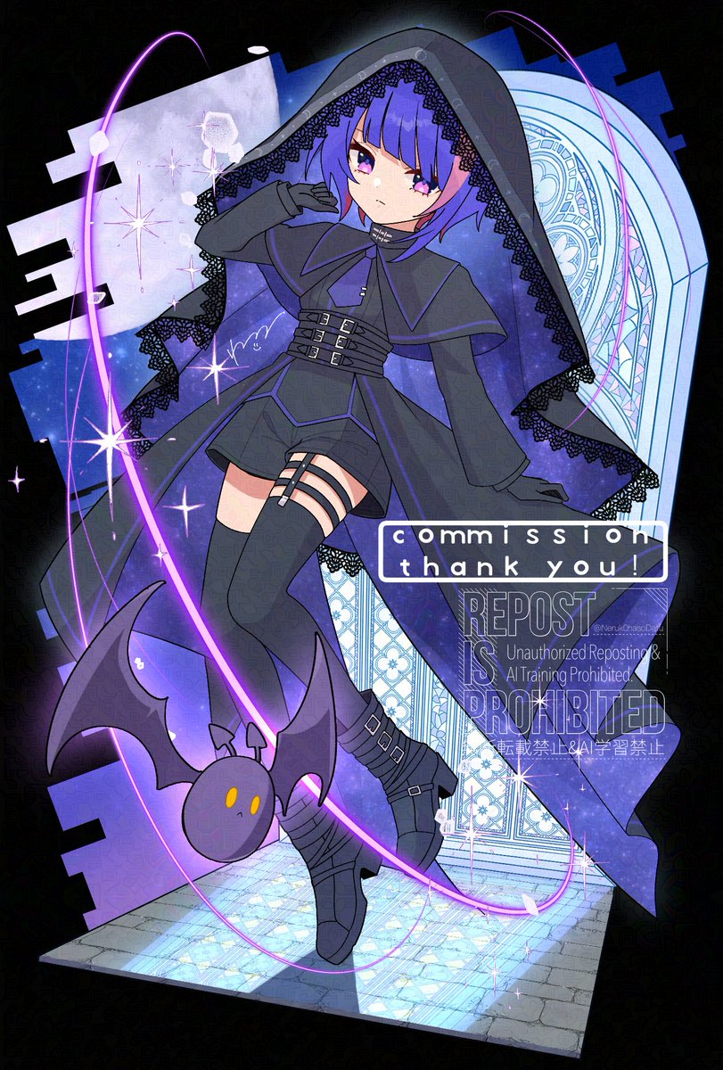 Neruk0hasoDatu's tweet photo. 宵月夜弥さん🌙🦇
#宵月の夢
#skeb https://t.co/mlbmXHDNhL