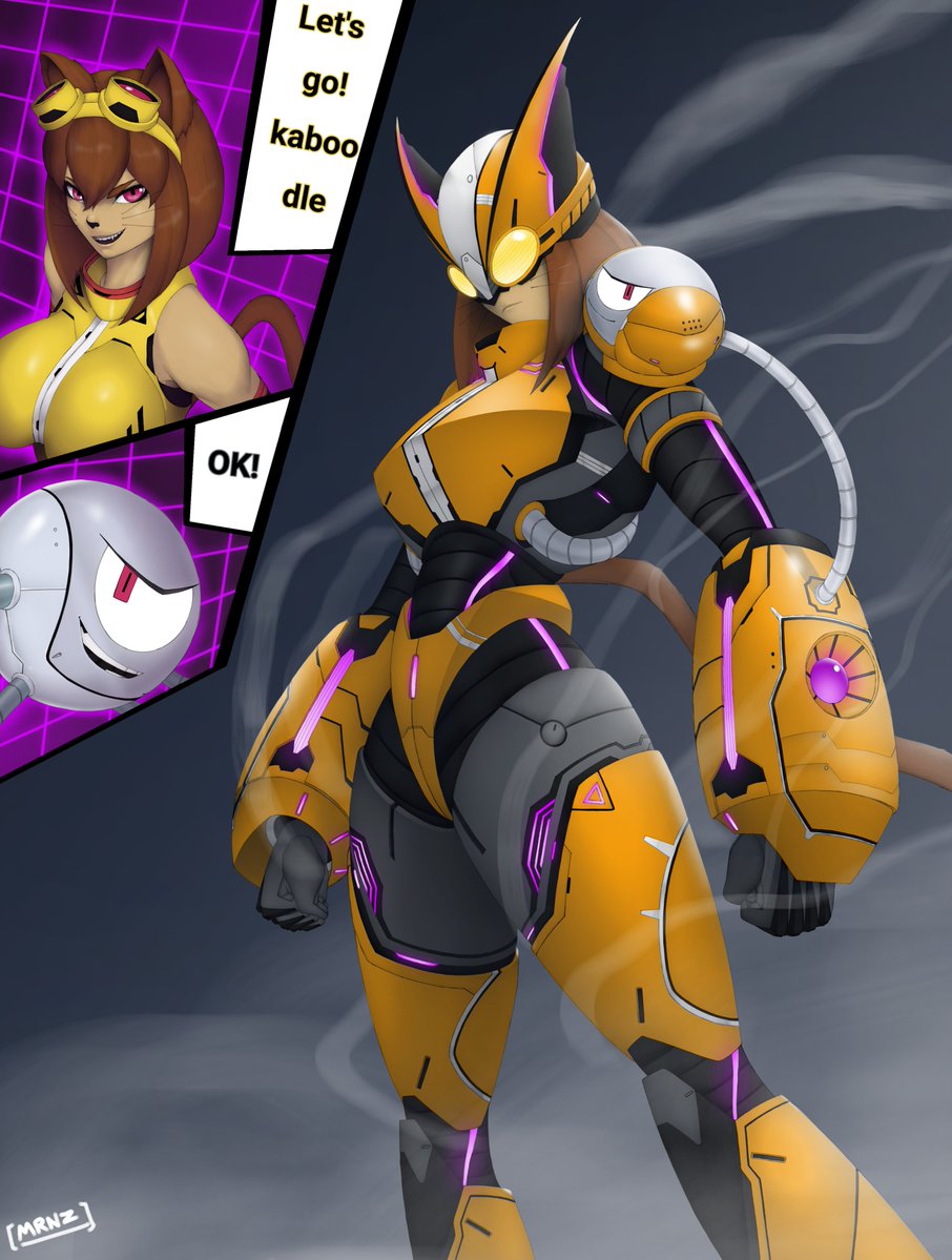 MRNZ3777's tweet photo. FANART KIT &amp; KABOODLE
kibble star armor 
#kit #gameoverse #kaboodle https://t.co/EGv4s5Rytx