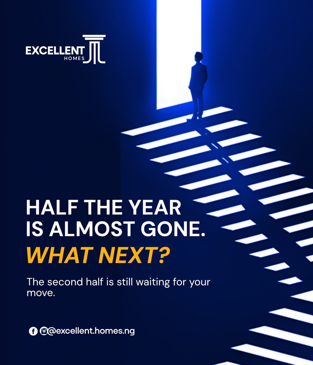Excellenthomess's tweet photo. Half of the year is almost gone.
This is not to pressure you… but to remind you.
The second half is a chance to reset, realign, and move with intention.
As we approach the second half of the year, what does your investment roadmap look like?
Happy Midweek — make it count📍 https://t.co/gBGW4HGUCf